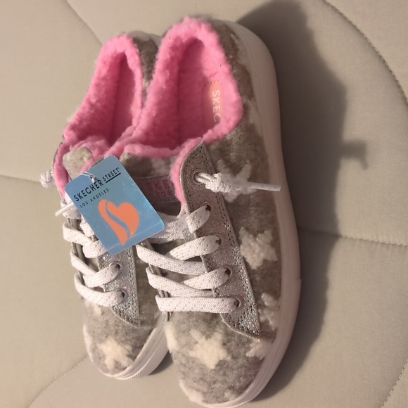 NWT Kids Sketchers Los Angeles Slip on Shoes - Size 3 - Picture 4 of 8